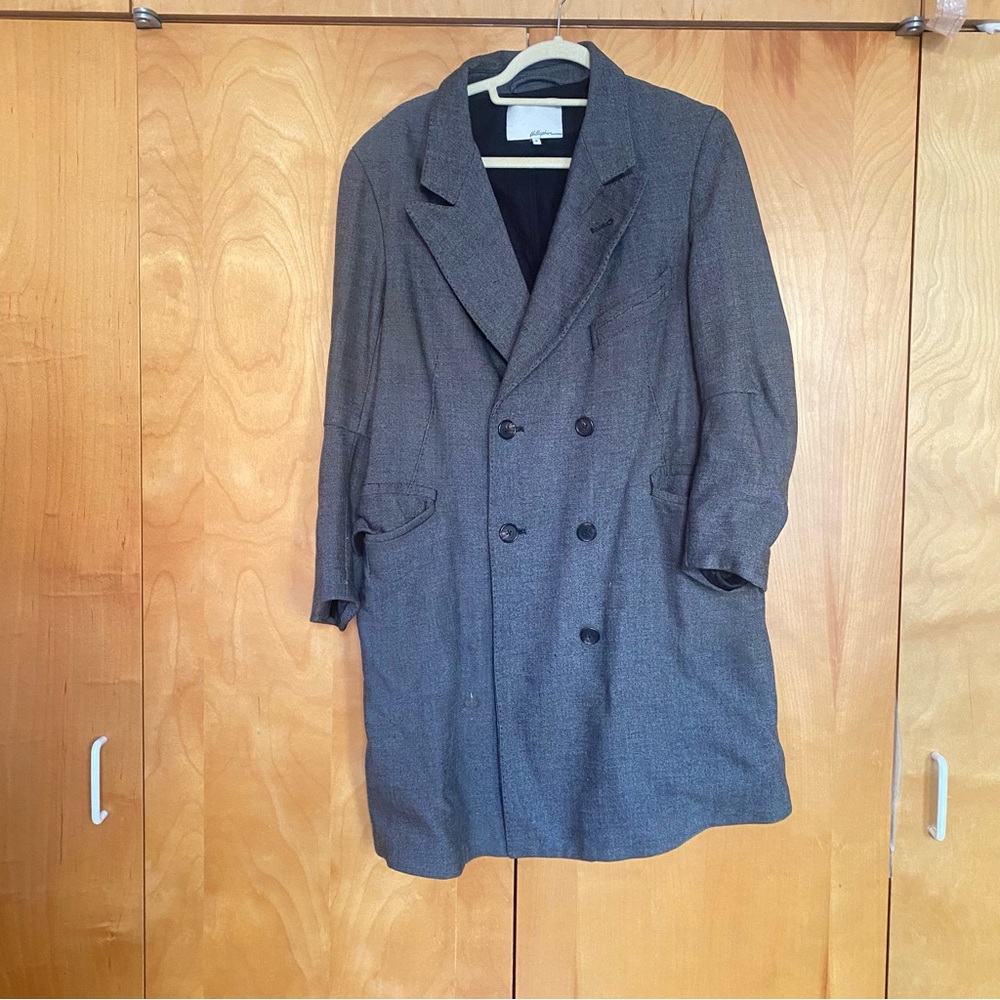 3.1 Phillip Lim Oversized Grey Trench Coat (sz 6)